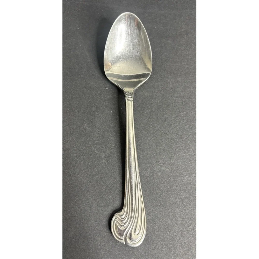3 Yamasaki Nimbus Place Oval Soup Spoons 7 1/4